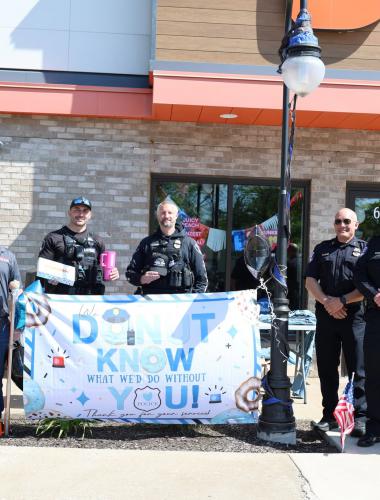 Cop on a Rooftop – Dunkin’